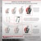Service Caster 12 Inch Heavy Duty Red Poly on Cast Iron Caster with Brake and Swivel Lock SCC SCC-KP92S1230-PUR-RS-SLB-BSL - alternate 4